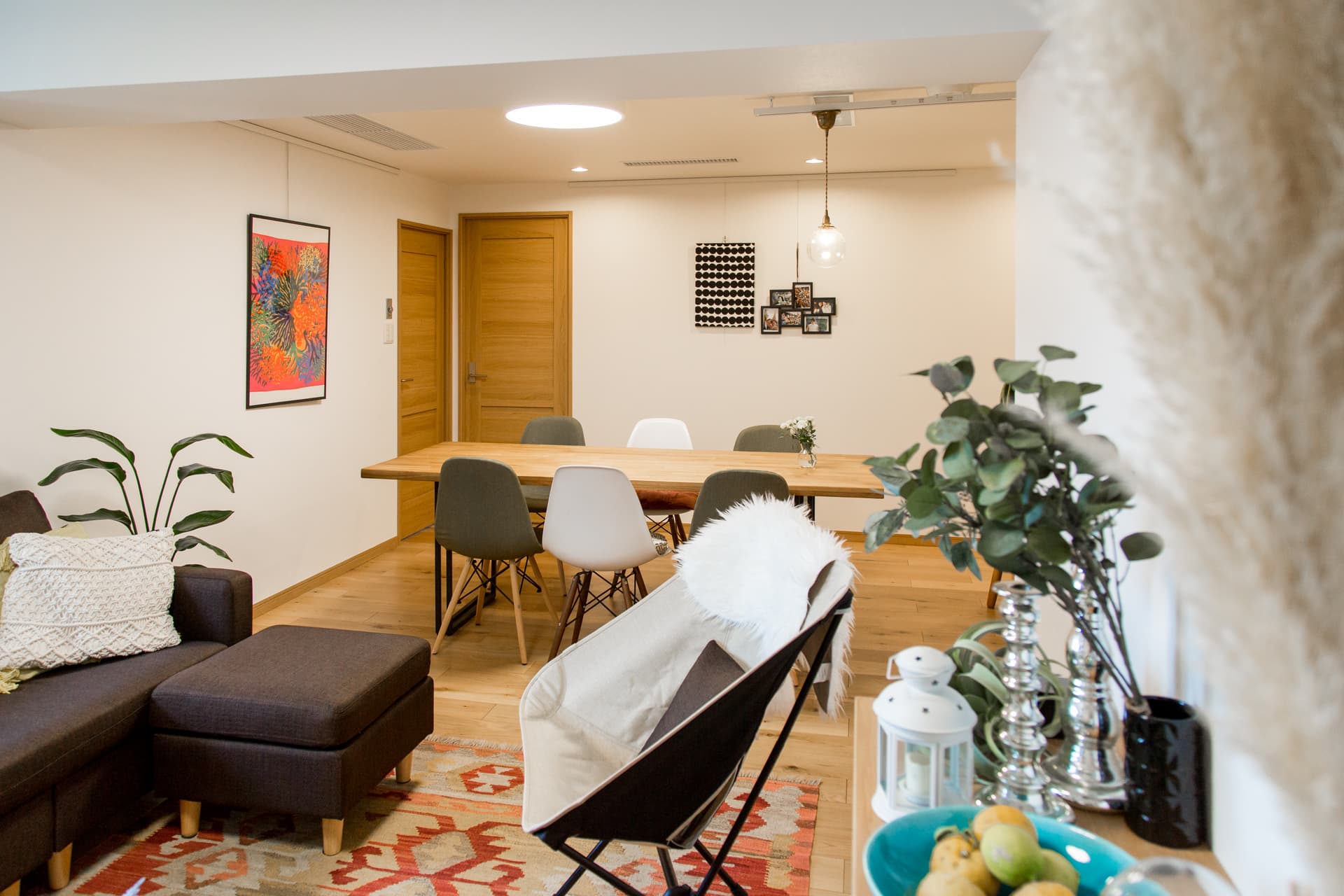 リビング側からの景色。