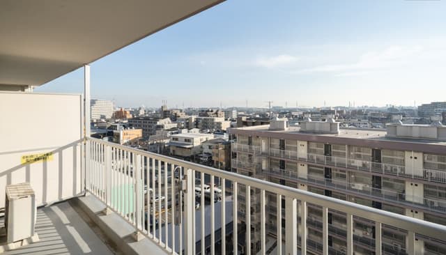 とても眺望が良いベランダになります！