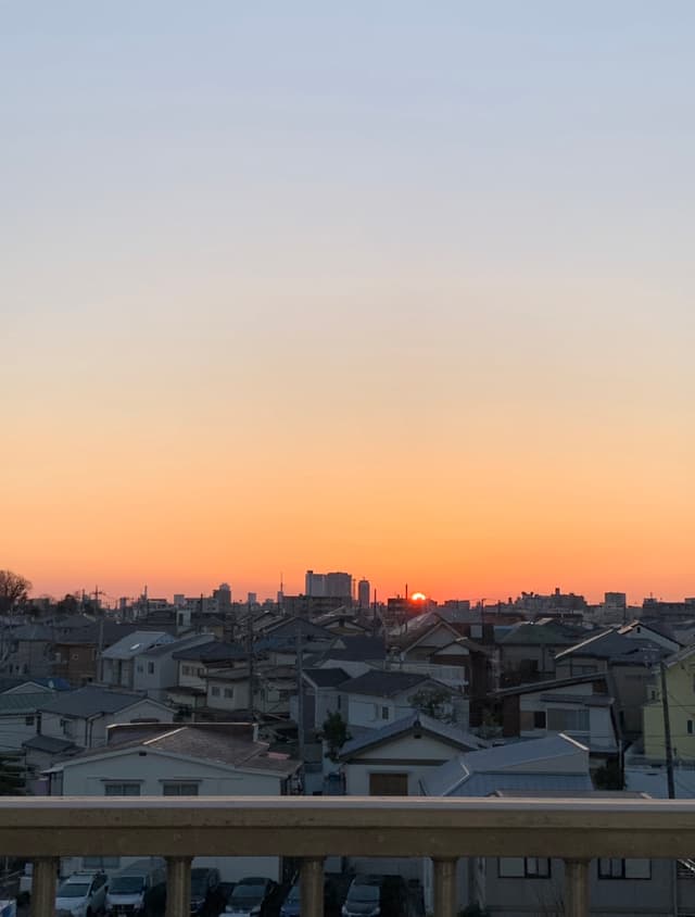 日の出も見れます