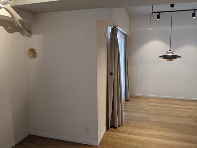 リビング。西側の部分。