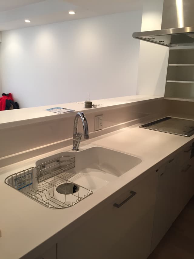 キッチン、ガスも使えるけどIH、食洗器はミーレ。