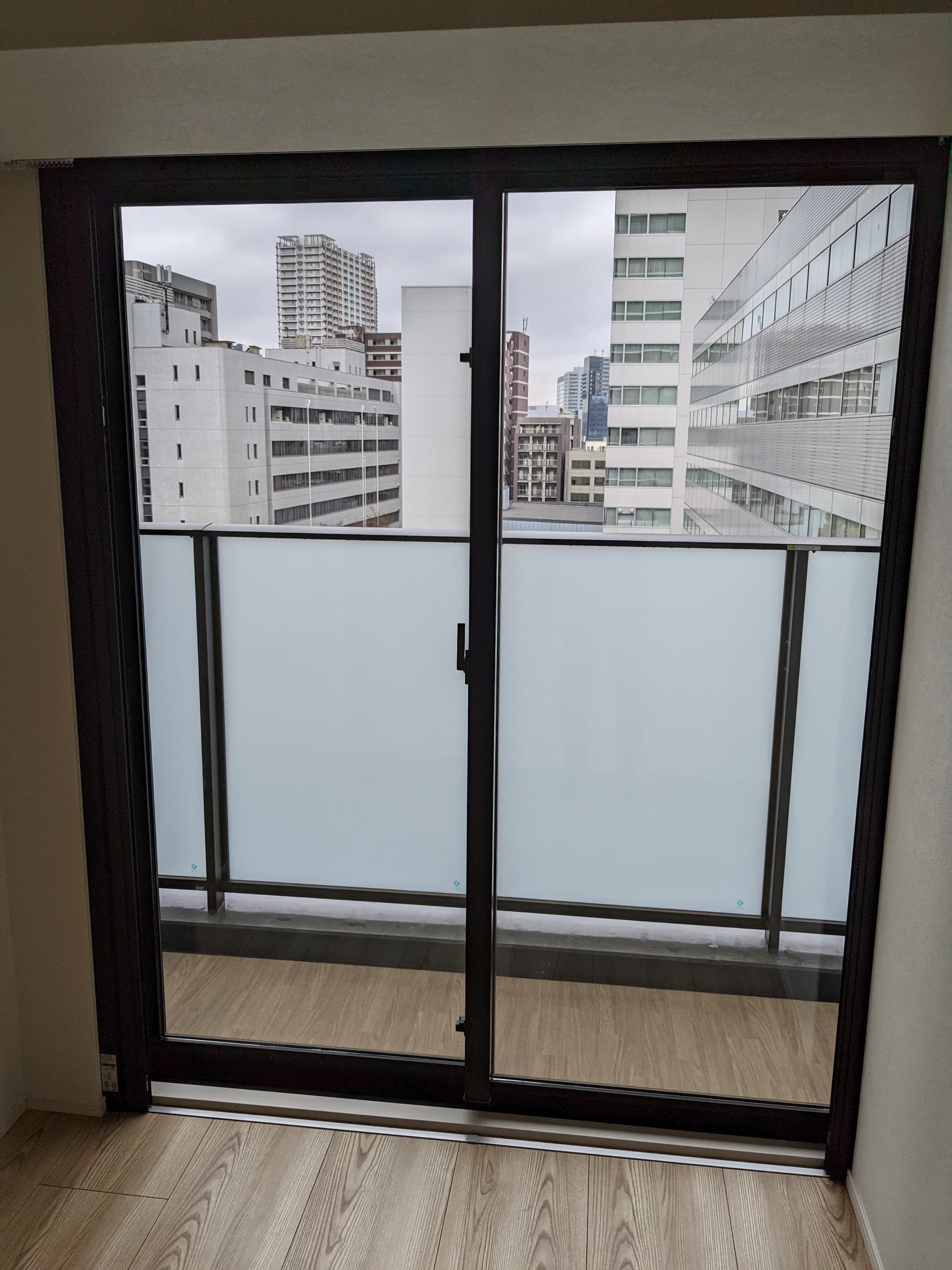 ベッドルームからの眺望です。