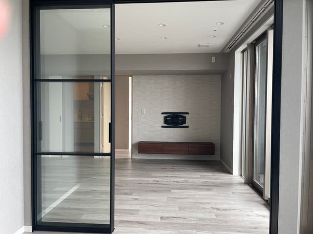 ワークスペースからのリビング。