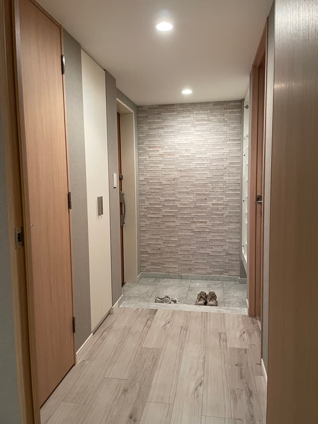 玄関のエコカラット。