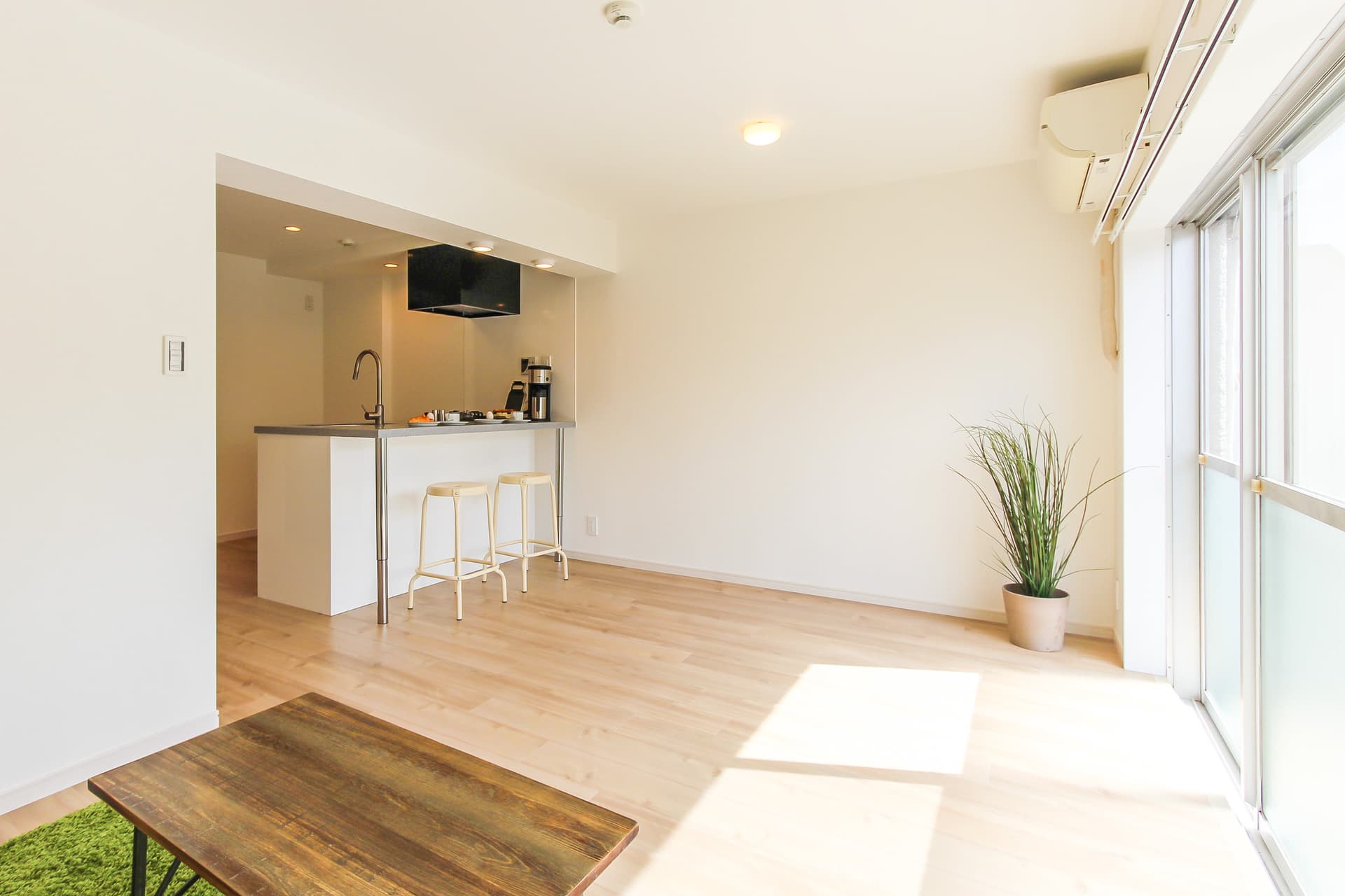 LDK。シンプルで飽きの来ないお部屋です。