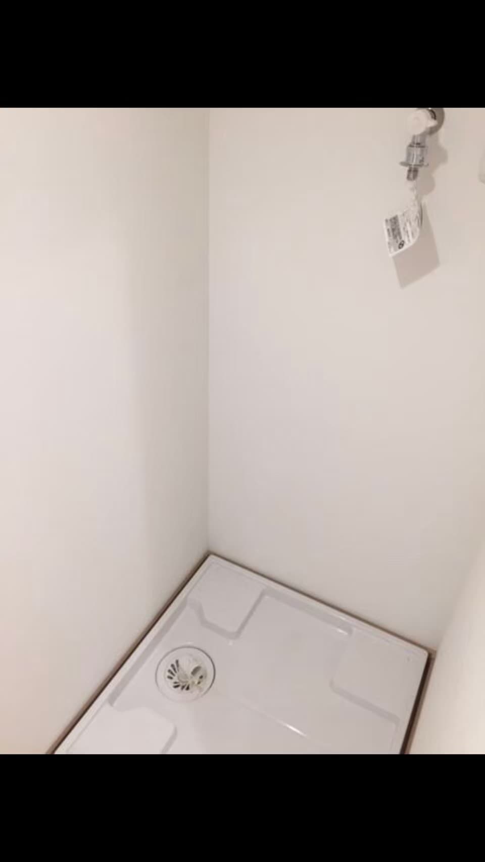 洗濯機は室内で