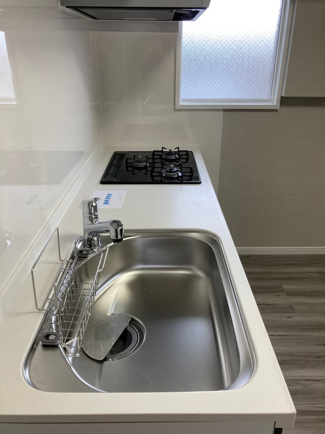 シンクも大きく作業しやすいです。