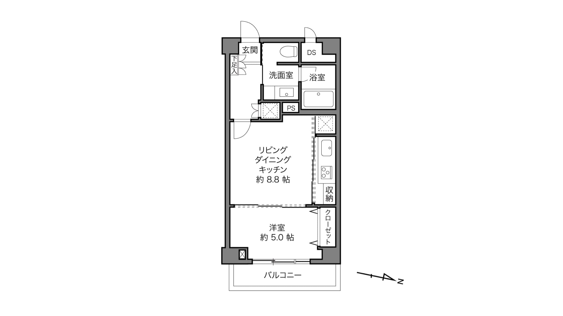 間取り図です。