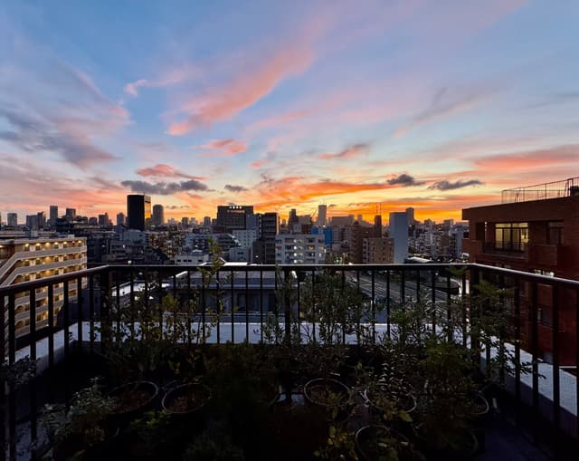 周辺には高い建物がなく、見晴らしの良い都市の眺めの中で、利便性と快適さを両立した生活を送ることができる。