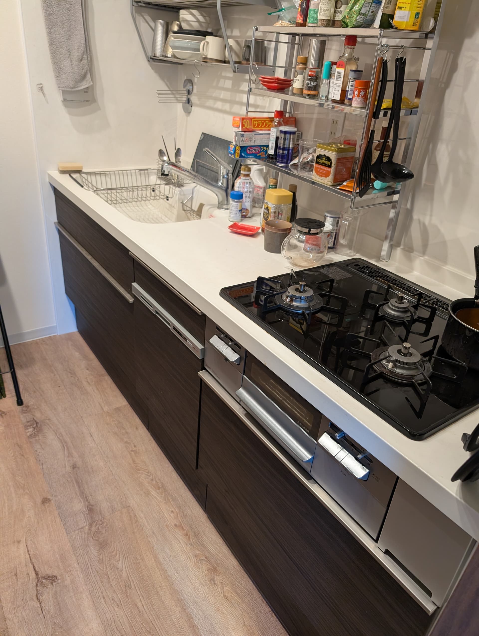 2024年3月 システムキッチン交換・食洗機設置