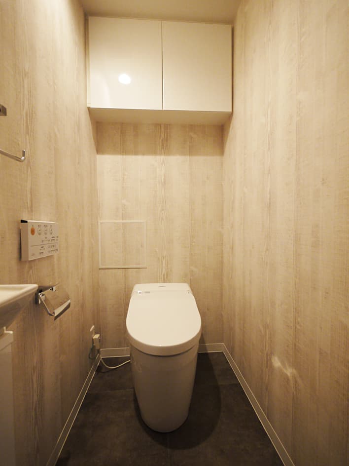 便器もタンクレスのものに交換済みです。