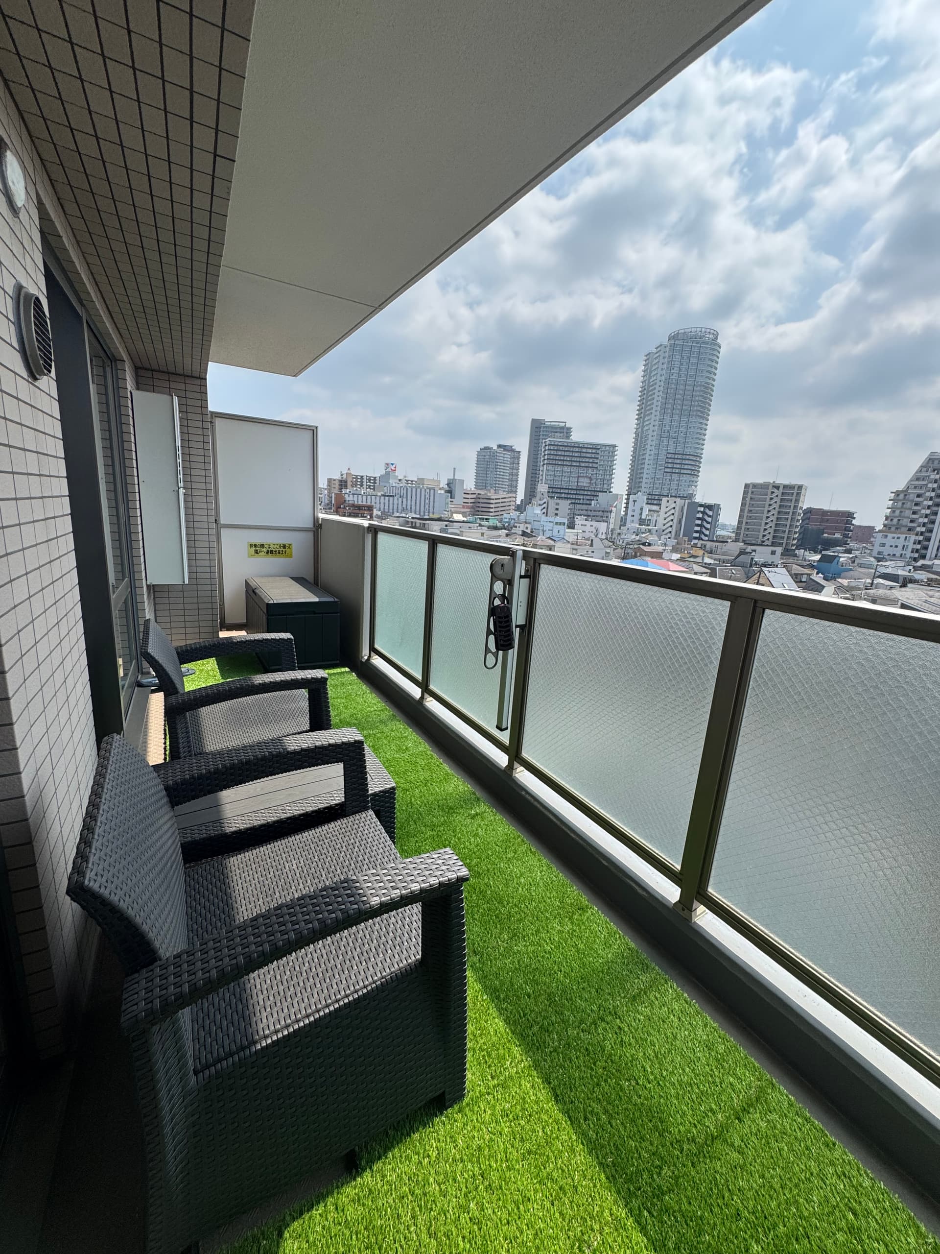 ベランダ。全体像です！