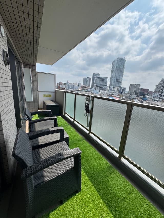 ベランダ。全体像です！