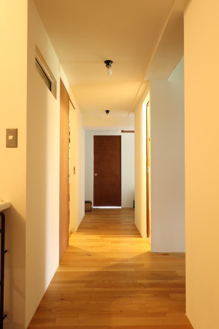 廊下です。広いので車椅子でも通れるかと思います。