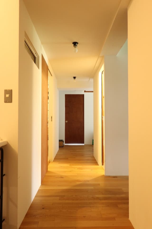 廊下です。広いので車椅子でも通れるかと思います。