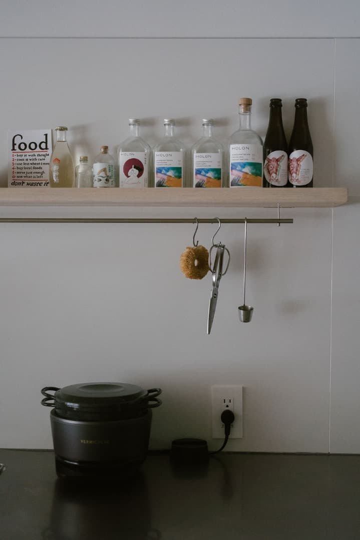 キッチン上の棚