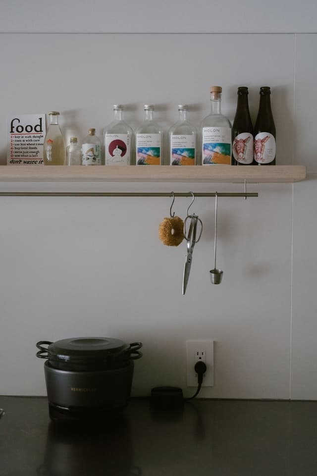 キッチン上の棚