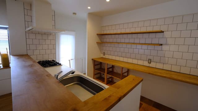 現在は置き型の食洗機を置いています。