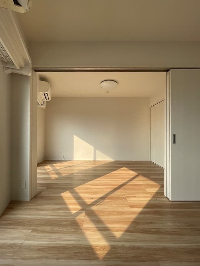 夕方3時ごろの日当たりです。