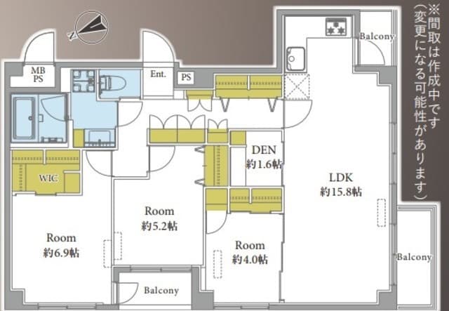 3LDKに加えて、1.6帖の個室ファンブース設置で在宅や急な仕事対応にも◎