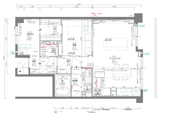 土間はフローリングと建具を追加工事することで洋室に変更可能。