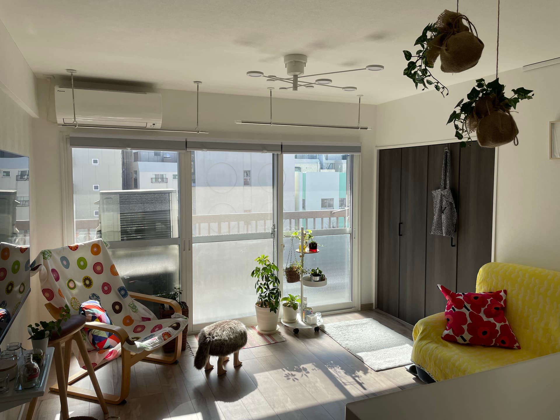 日当たりの良いリビング