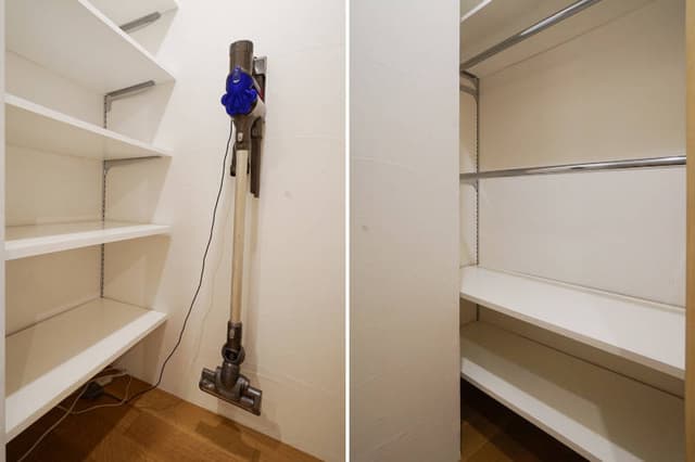 全ての棚は可動式で好みの高さに変更可能です。