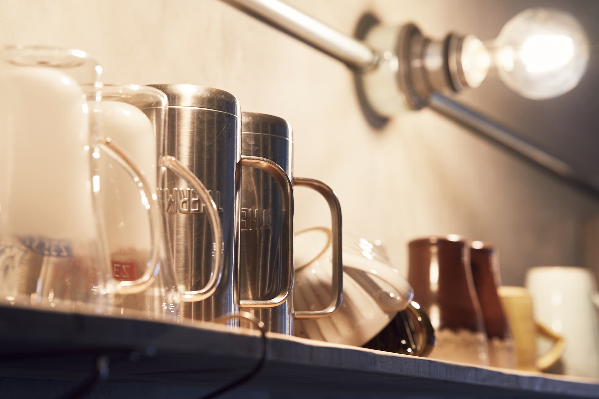 キッチンの上の棚です。