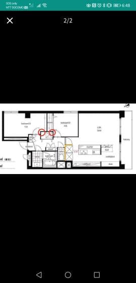 見取り図です
赤い丸は無視してください