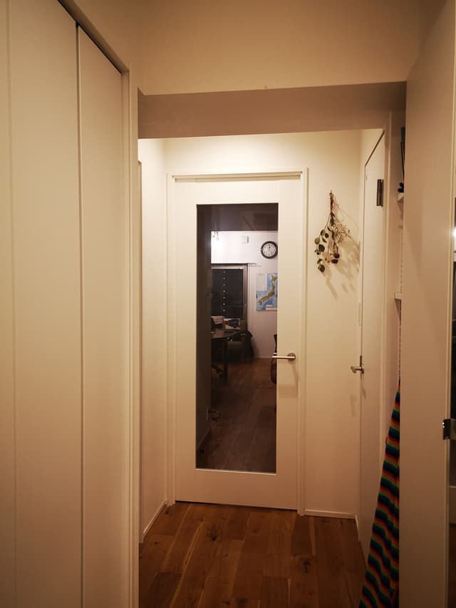 全体的に内装は白で統一されています